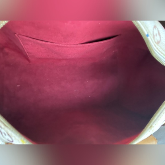 AUTHENTIC LOUIS VUITTON WHITE MULTICOLOR SPEEDY IN EXCELLENT CONDITION.. - Picture 10 of 10